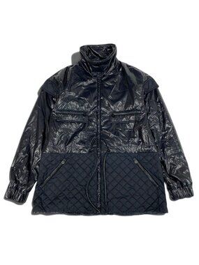 Chanel Quilted Nylon Jacket Black